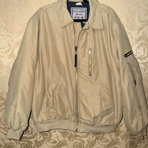Tommy Hilfiger Beige Bomber Jacket